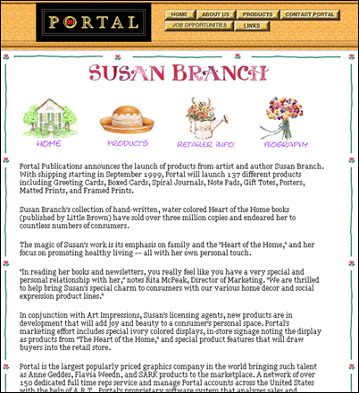 Portal Publications Screenshot